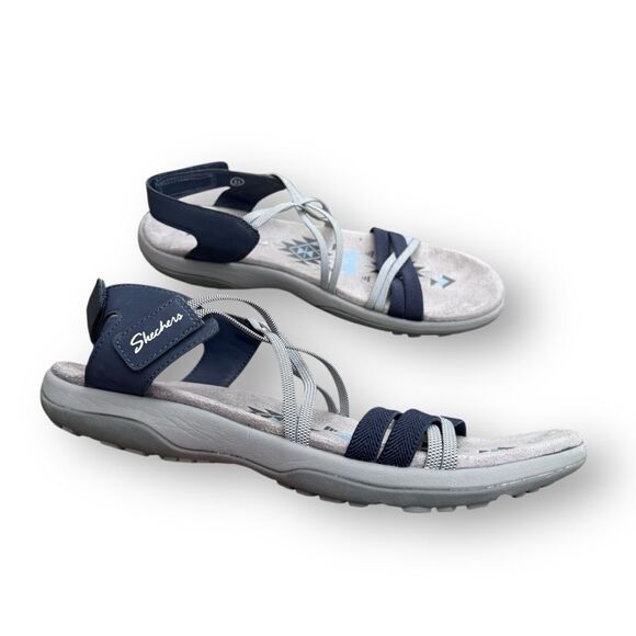 Skechers Reggae Slim It Takes Two Sandals Women's Size 11 - Picture 10 of 10